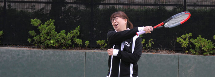 体の中もキレイになるテニスって健康的