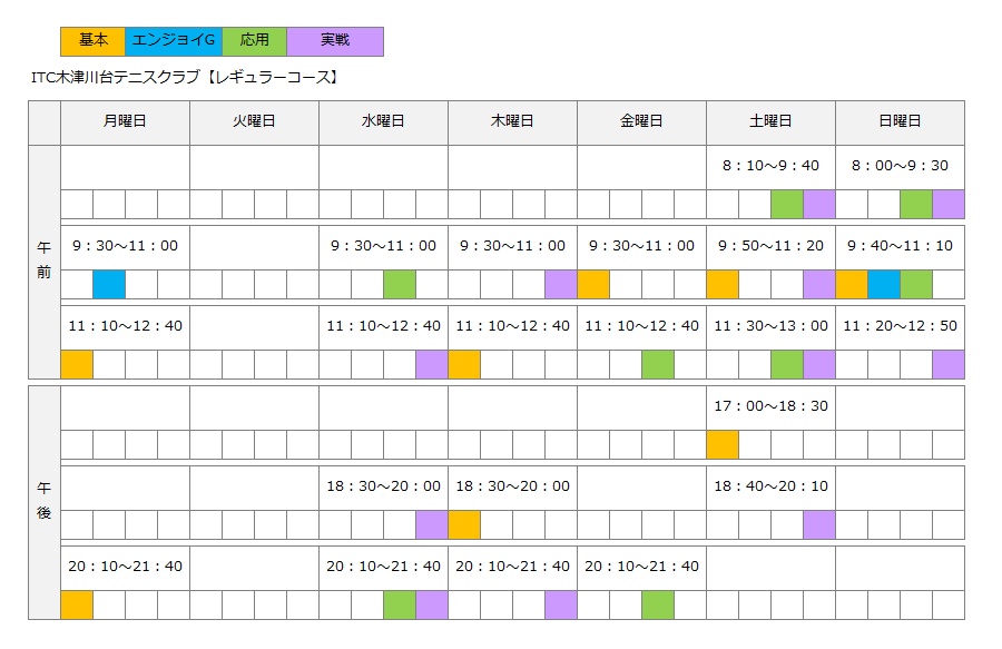 レギュラーコース